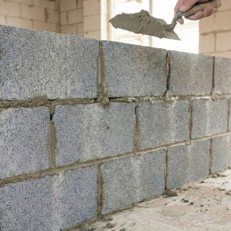 Solid Dense 440x215x100mm 7.3N Concrete Block