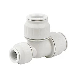 JG Speedfit Plastic Push-Fit Reducing Tee 22mm x 15mm x 22mm