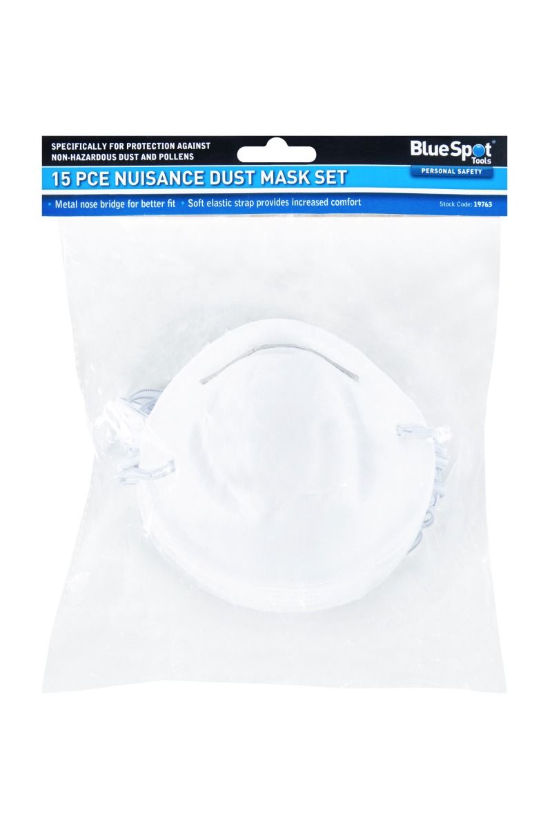 15 PCE Nuisance Dust Mask Set