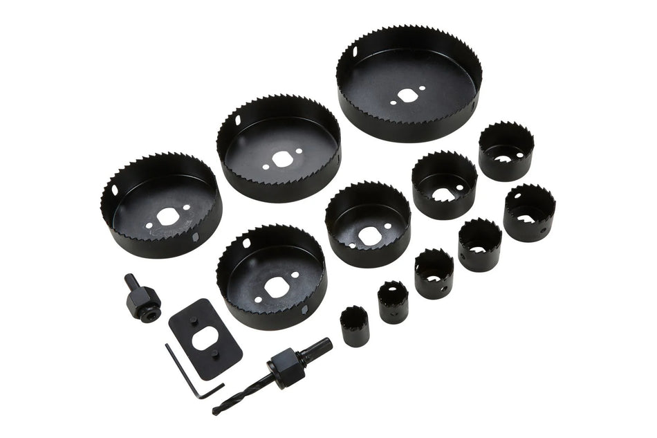 16 PCE Hole Saw Set (19 - 127mm)
