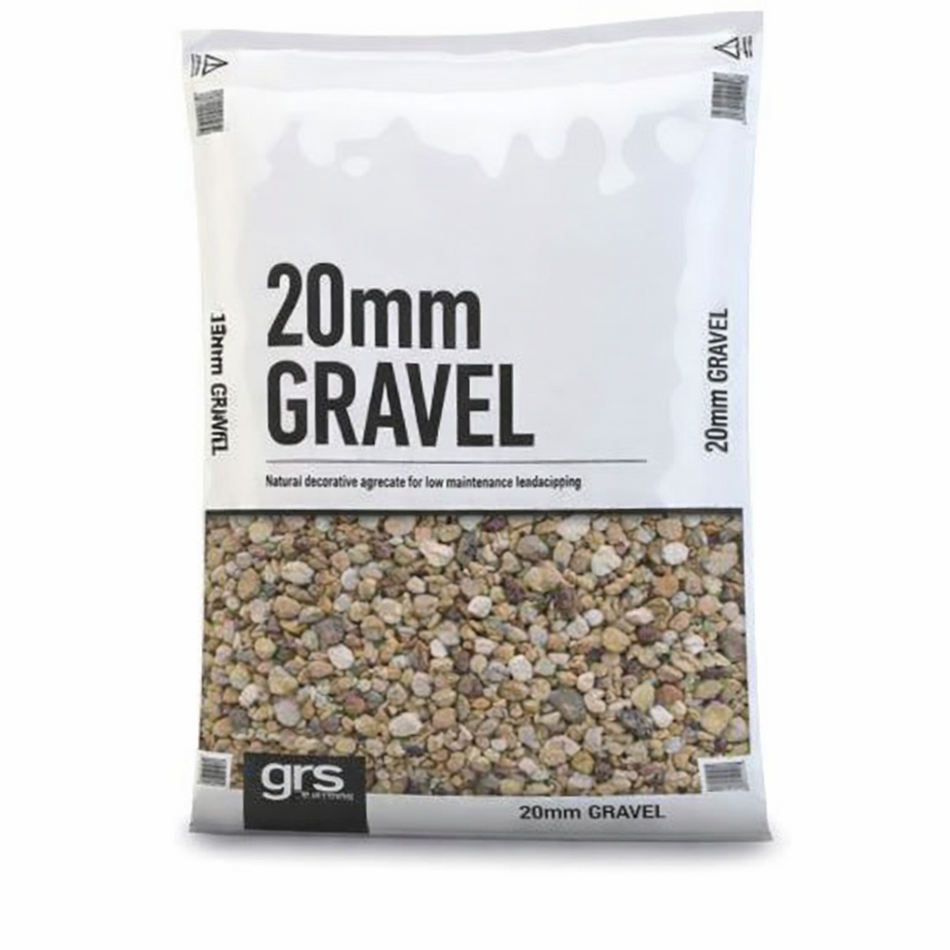 20mm Pea Gravel/Shingle 25kg Bag