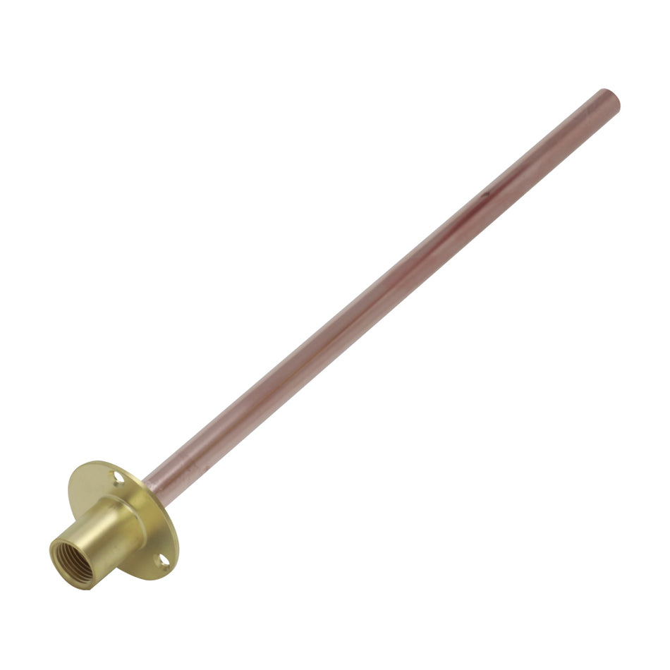 15mm x 1/2" WALL PLATE & 600mm TUBE