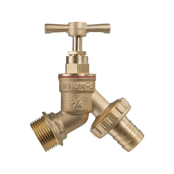 Hose Union Bib Tap with Double Check Valve 3/4"