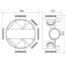 450mm Manhole Base
