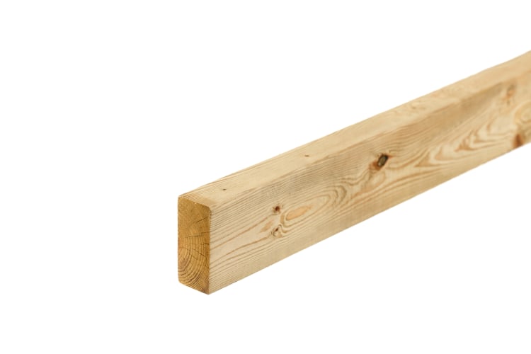100mm x 47mm Sawn Treated Timber C24 (4x2) 3m