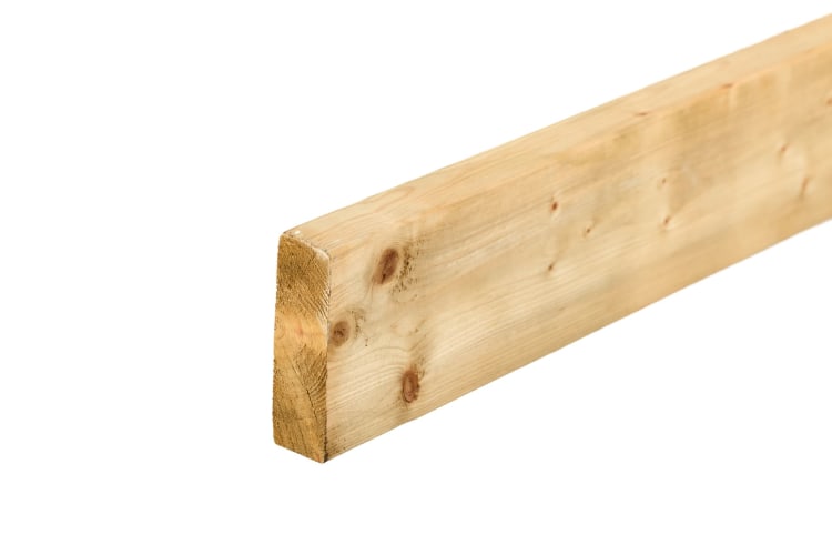 150mm x 47mm Sawn Treated Timber C24 (6x2) 4.8m