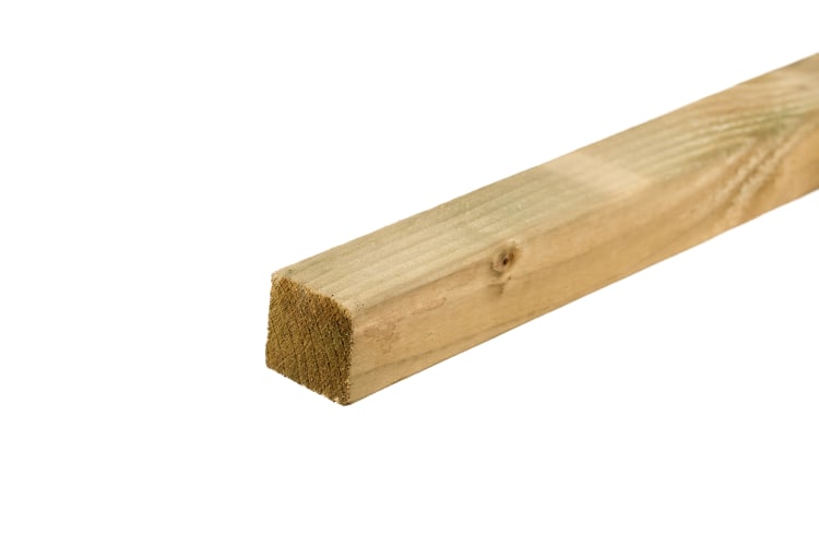 50mm x 47mm Sawn Treated Timber C16 (2x2) 3m