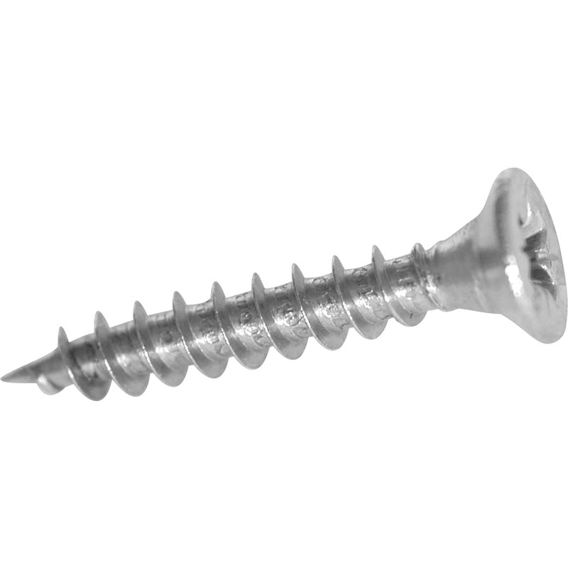 Stainless Single Thread Pozi Screw 4 x 40mm