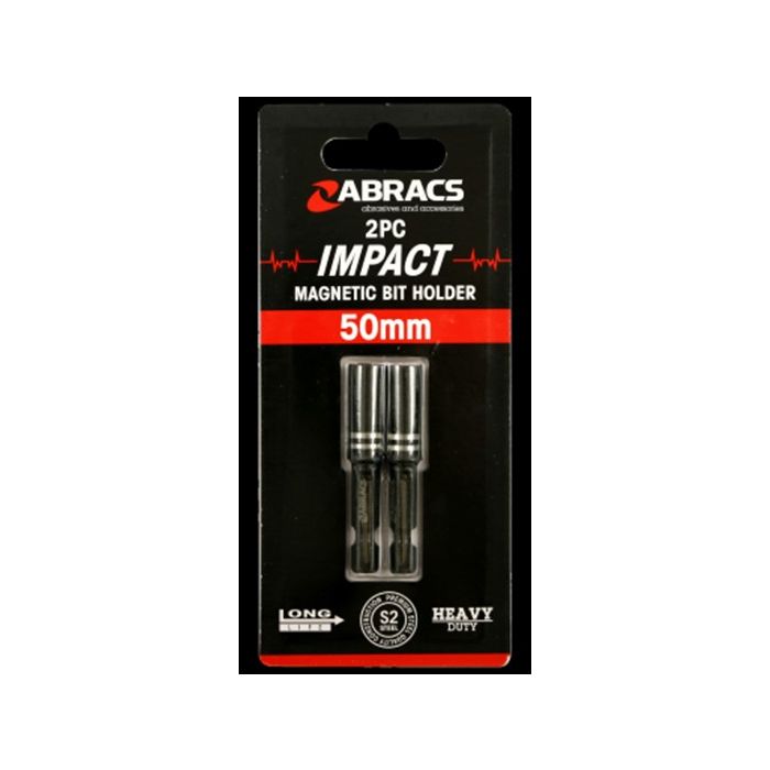 50mm Magnetic Bit Holder 2pc Abracs SDMBH2