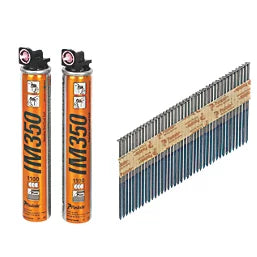 Paslode Bright IM350 Collated Nails 3.1mm x 90mm 2200 Pack