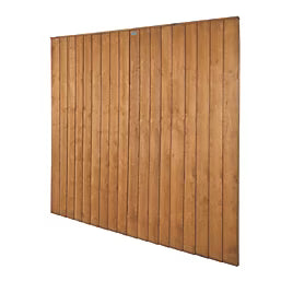 Feather Edge Closeboard Fence Panel 6' x 6'