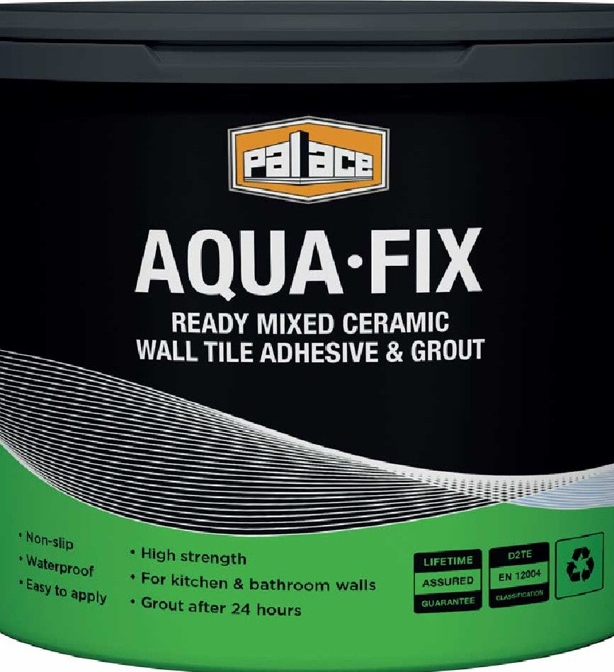 Aqua Fix Waterproof Tile Adhesive & Grout Ready Mixed 1.5kg White