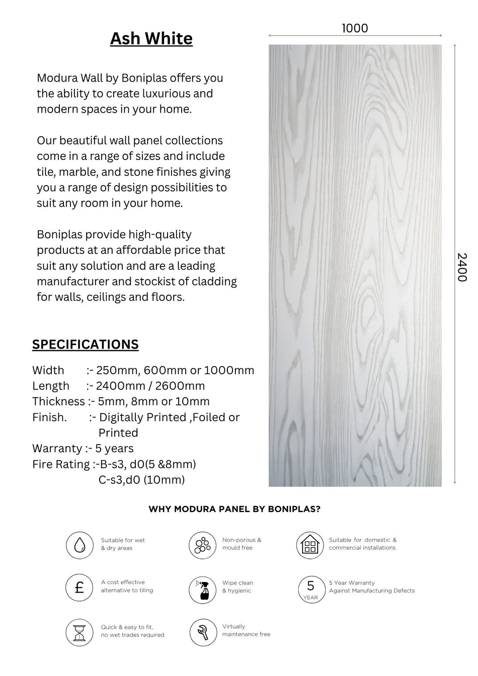 Ash White Premium Collection-A6-1 & 16 Panel