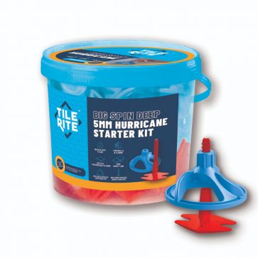 Tile Rite Tile Levelling-Big Spin Hurricane Deep Starter Kit 200pcs x 5mm Gap