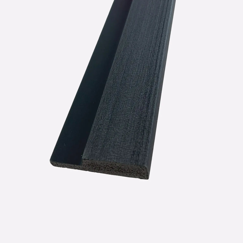 Left Trim Charcoal Sulcado Premium Waterproof-SPTL-C-1 Panel