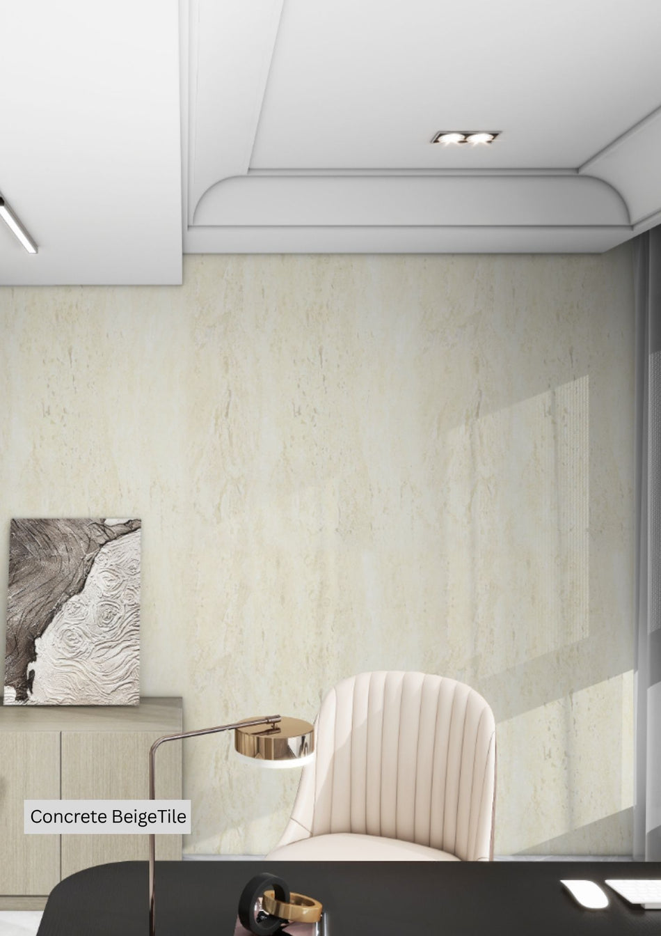 Concrete Beige 600 x 2400 x 8mm