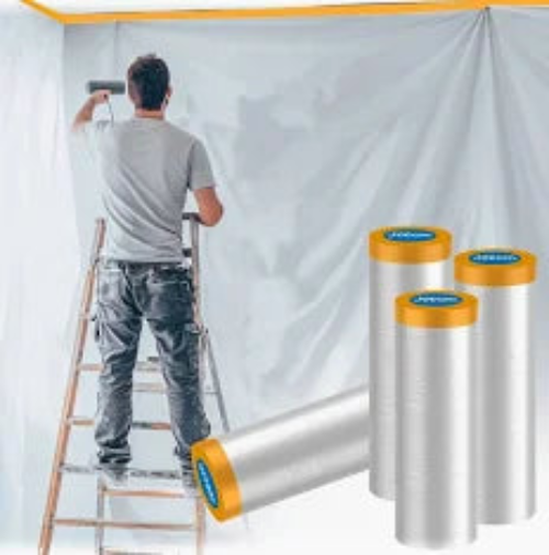 Drop Film & Masking Tape (33m x 550mm, 1100mm and 1800mm)