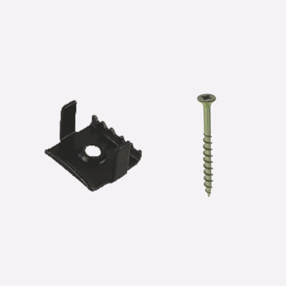Fixing Clip & Screw (Stainless Steel) - Decking Fixings - DECKFCSSB