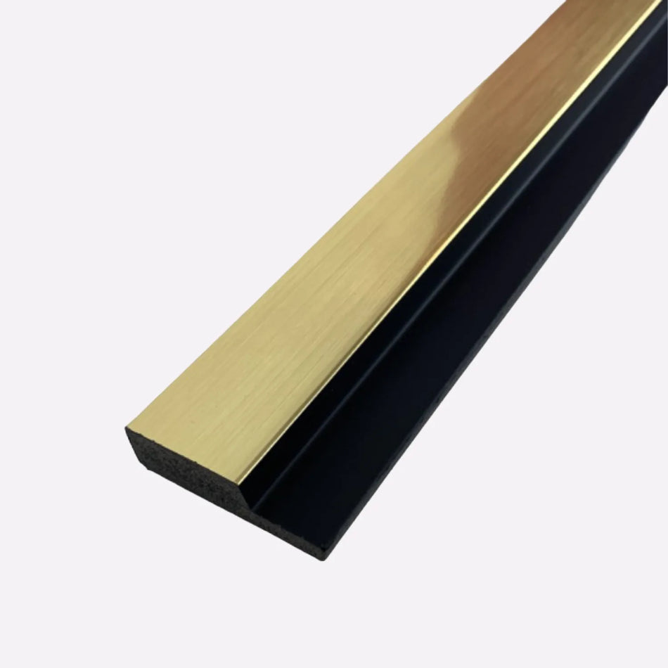 Trim Left Gold Metallic Sulcado Waterproof-SWTLL-GM / SWTSL-GM-1 Panel
