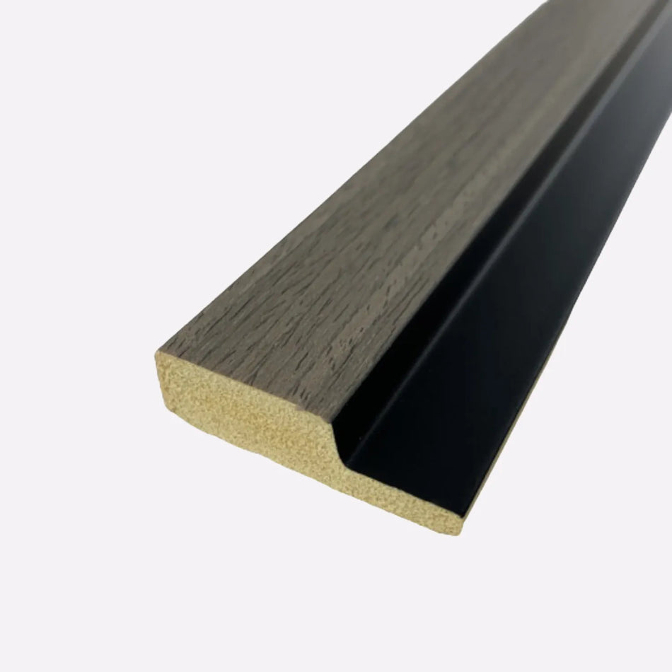 Left Trim Grey Oka Sulcado Premium Waterproof- SPTL-GO-1 Panel