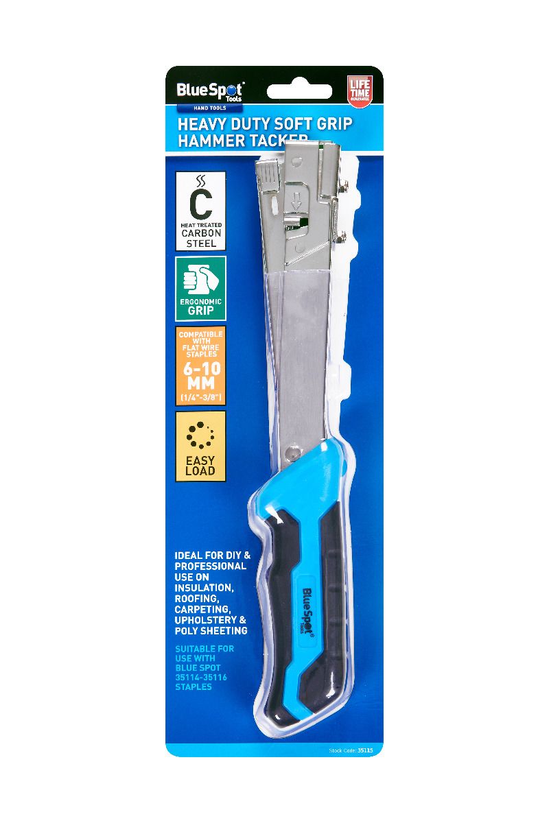 Heavy Duty Soft Grip Hammer Tacker