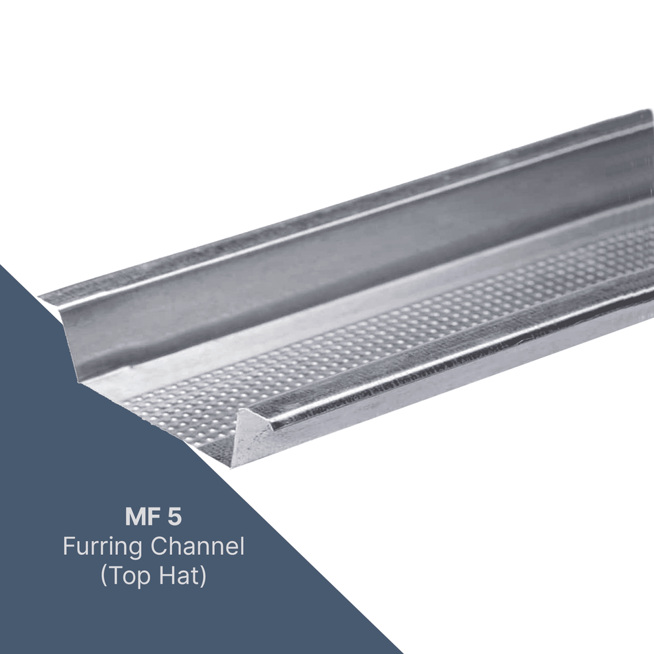 MF5 Ceiling Furring Channel (Top Hat) 3600mm