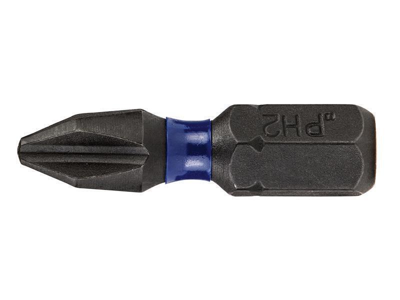 25mm PH2 Impact Screwdriver Bits 25pc Abracs IPH22525
