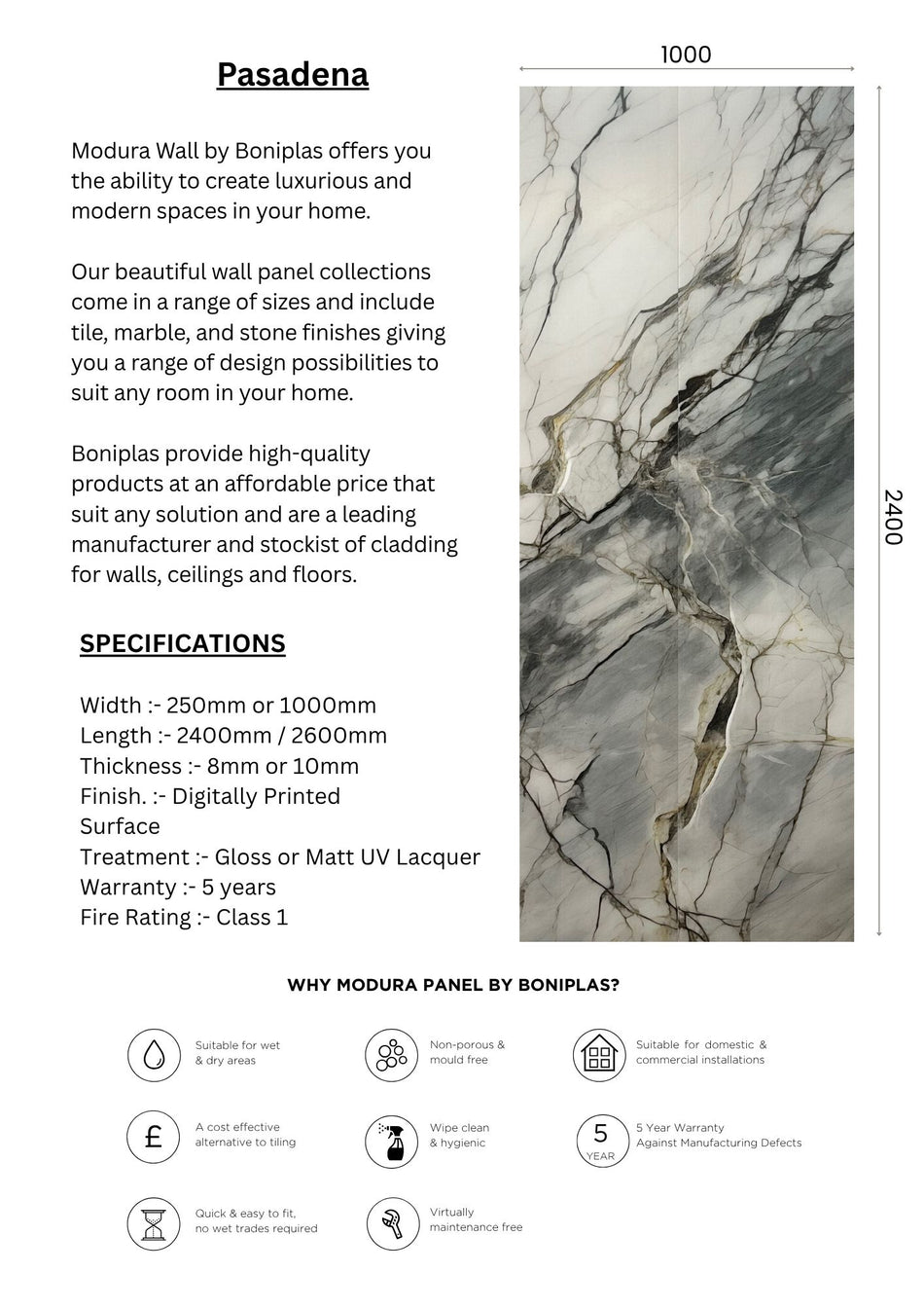Pasadena Platinum Collection-P13-2 Panels