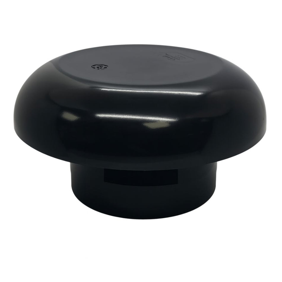 SOIL PIPE 110mm MUSHROOM VENT COWL BLACK