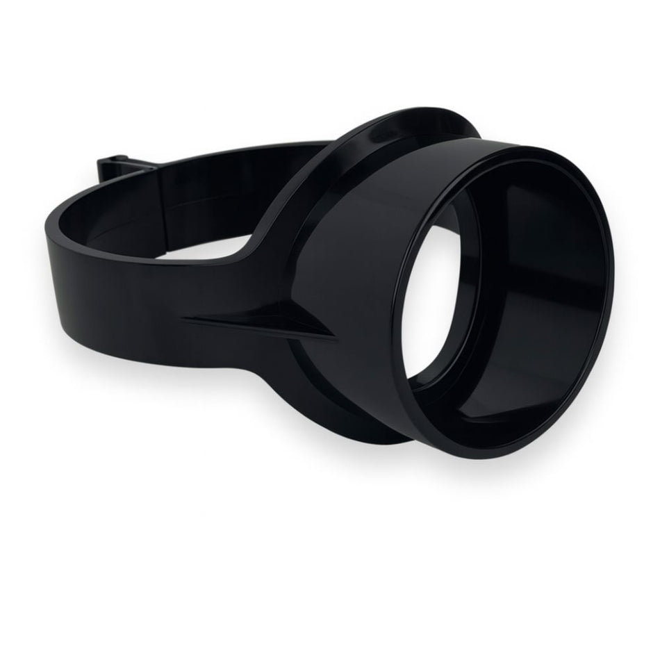 SOIL PIPE 110mm STRAP BOSS BLACK