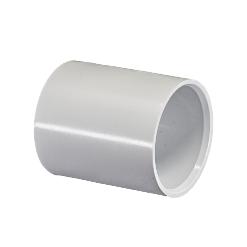 Solvent Weld Waste Straight Coupling 40mm White