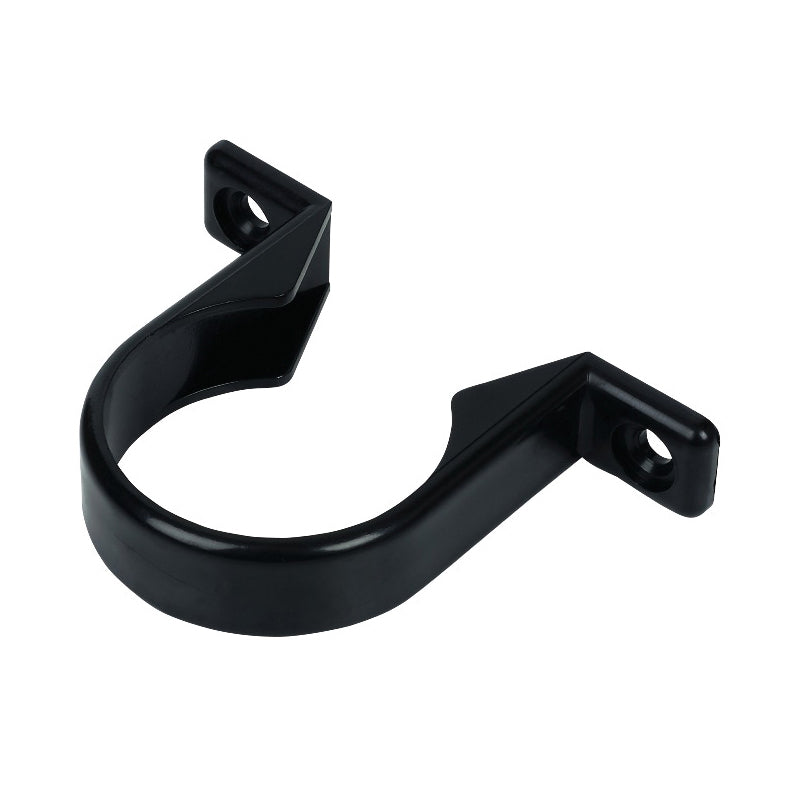 Solvent Weld Waste Pipe Clip 40mm Black