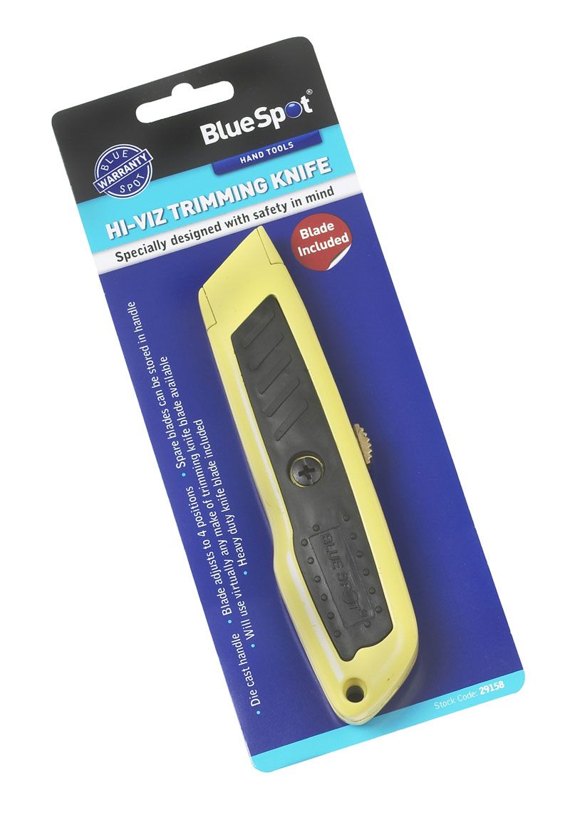 Soft Grip Hi-Vis Retractable Knife