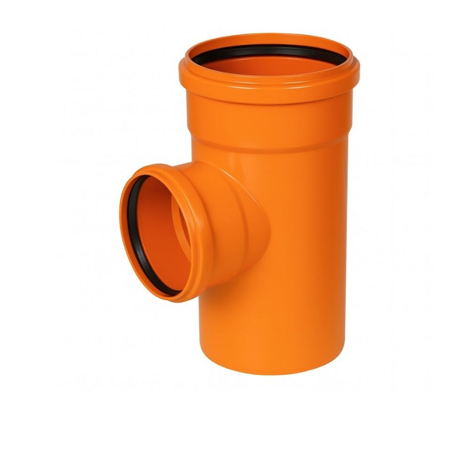UG SINGLE EQUAL SWEPT TEE 160mm X 110mm DOUBLE SOCKET