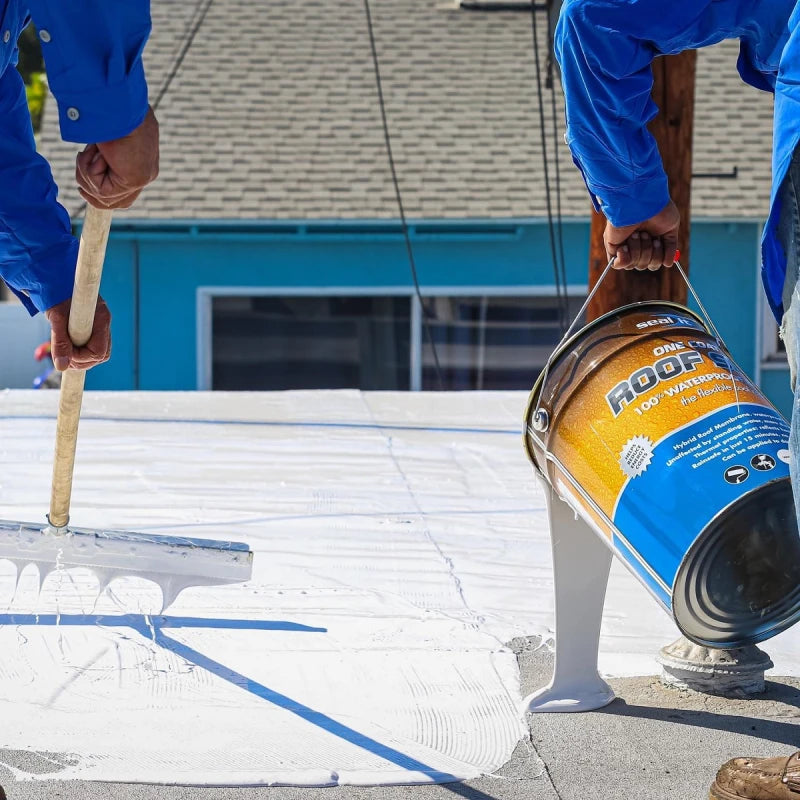 Seal It Roof Seal Waterproof One Coat Liquid Roof Coating Compound Grey 5L
