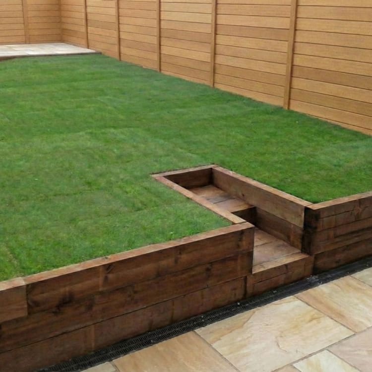 Brown Treated Sleeper 195 x 95mm x 2400mm