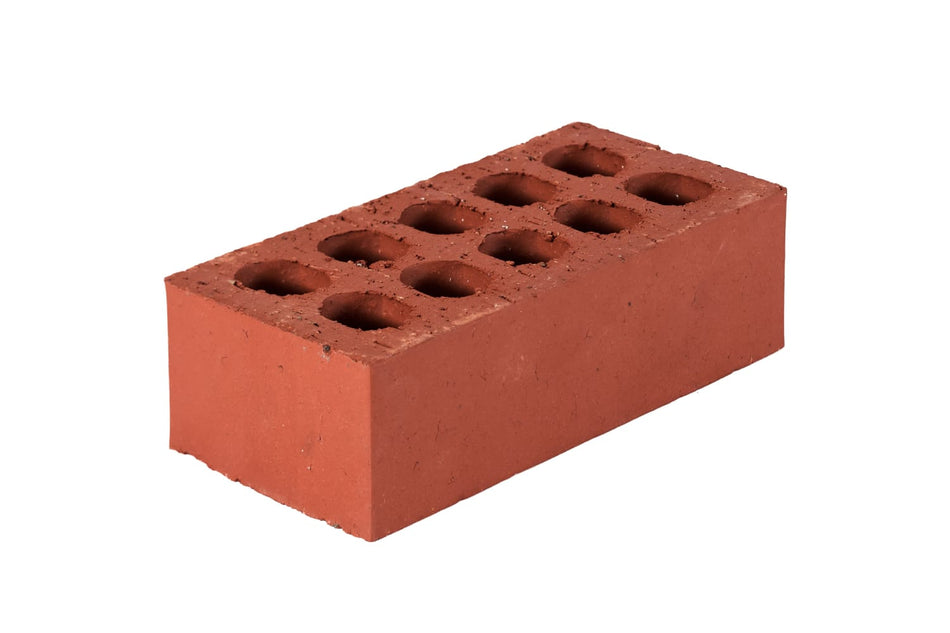Red Perforated Class B Engineering Brick 65mm