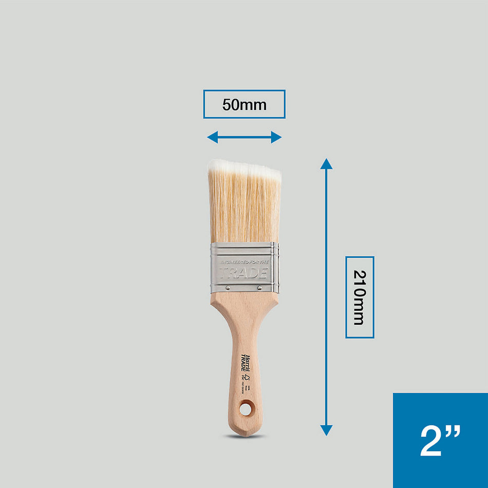 Harris Trade Short Handle Cutting-In 2" 50mm Paint Brush