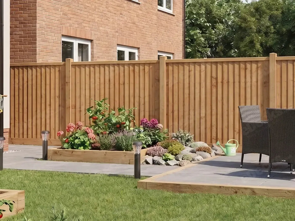 Feather Edge Closeboard Fence Panel 6' x 6'