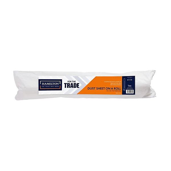 Hamilton For the Trade Polythene Dust Sheet on a Roll 2m x 50m