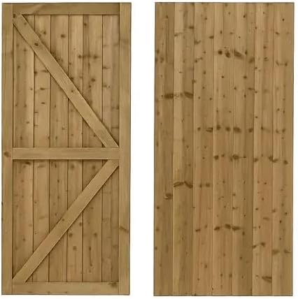 Heavy Duty Fully Braced Feather Edge Garden Gate 6ft x 3ft (180cm x 60cm)