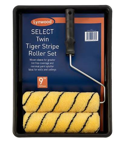 9" Twin Pack Tiger Stripe Roller Set