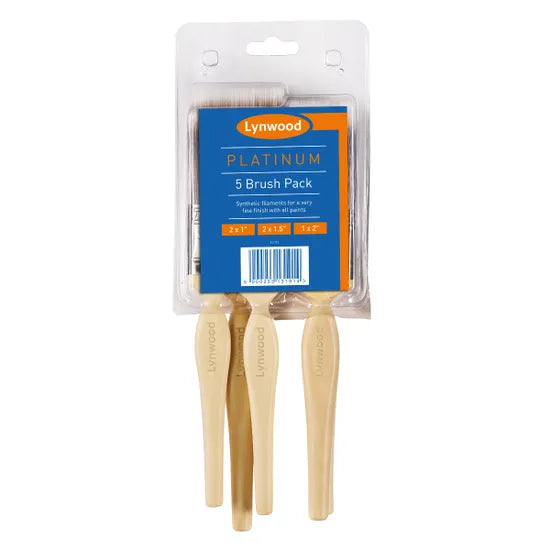 Lynwood Platinum Brush Set 5 Pack