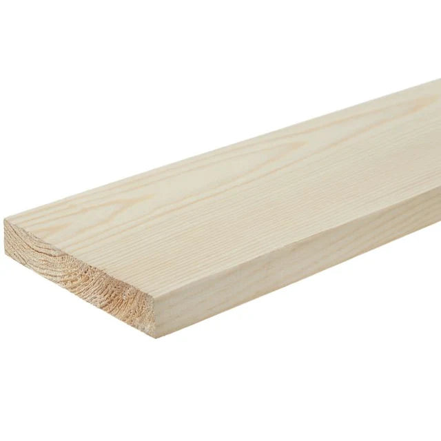 28mm x 125mm x 4.8m Planed Timber