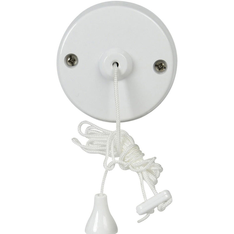 Ceiling Pull Cord Switch 6a 2 Way White