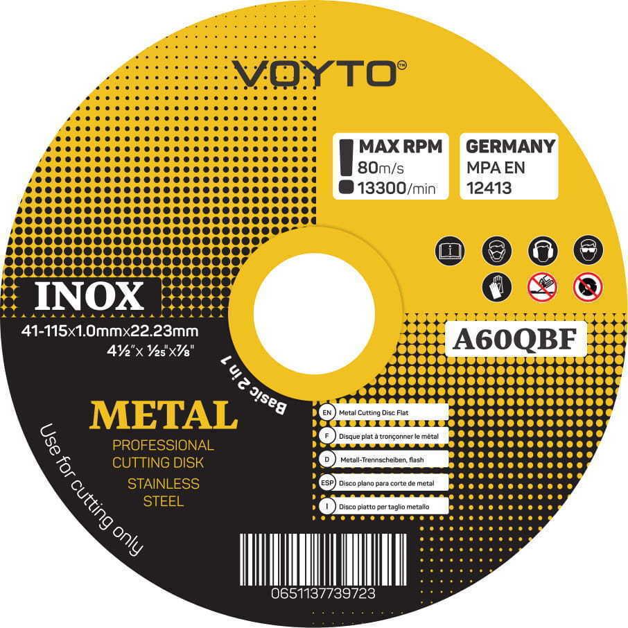 Professional Metal cutting disc 115mm For Angle Grinder