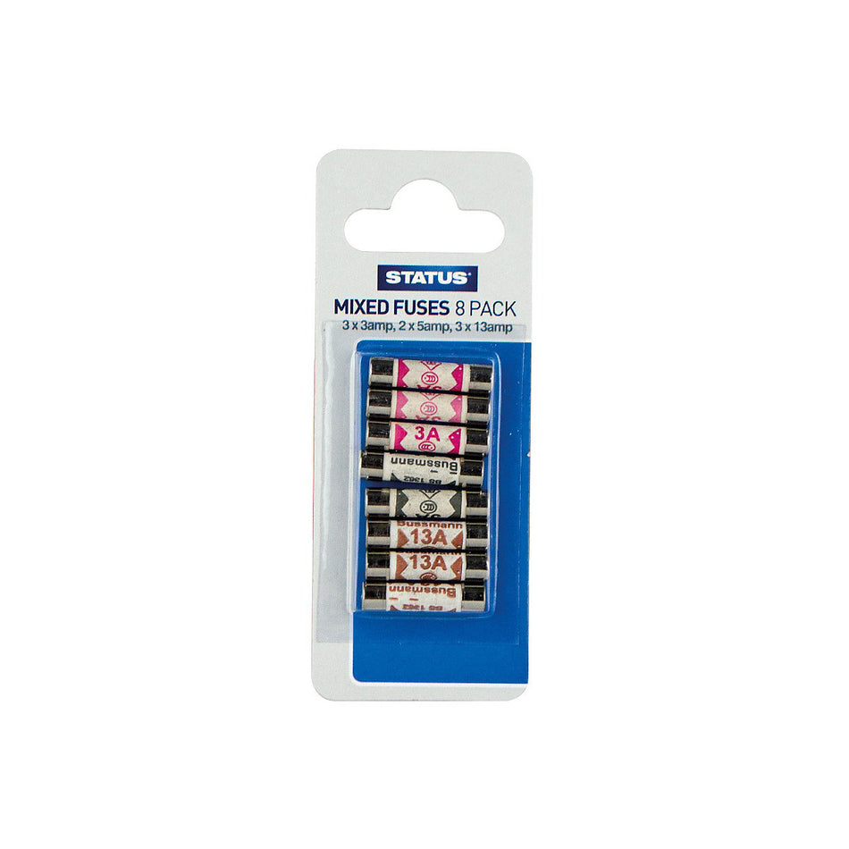 Mains Plug Mixed Fuses 3x3A, 2x5A, 3x13A