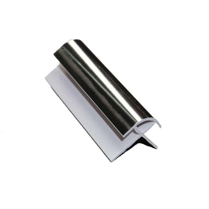 Internal Corner Matt Silver Aluminium