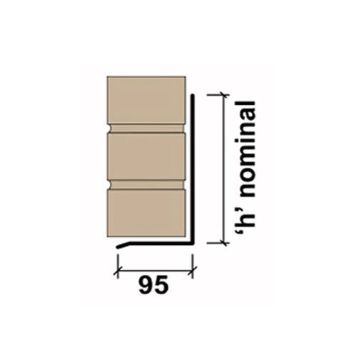 3300mm Standard Duty 100mm Single Leaf Angle Lintel SL100TR