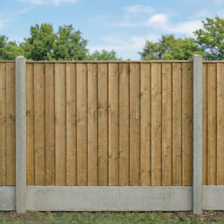 12" Plain Smooth Concrete Gravel Board 50mm x 305mm x 1830mm